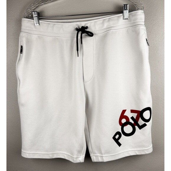 Polo by Ralph Lauren Other - POLO RALPH LAUREN Men's White Polo 67 Double Knit Performance Sweat Shorts large